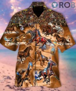Harness Racing Life Is Better At The Races Hawaiian Shirt Harness Racing Life Is Better At The Races Hawaiian Shirt