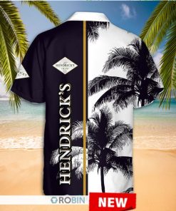 Hendrick’s Gin Palm Tree Hawaiian Shirt Hendrick’s Gin Palm Tree Hawaiian Shirt