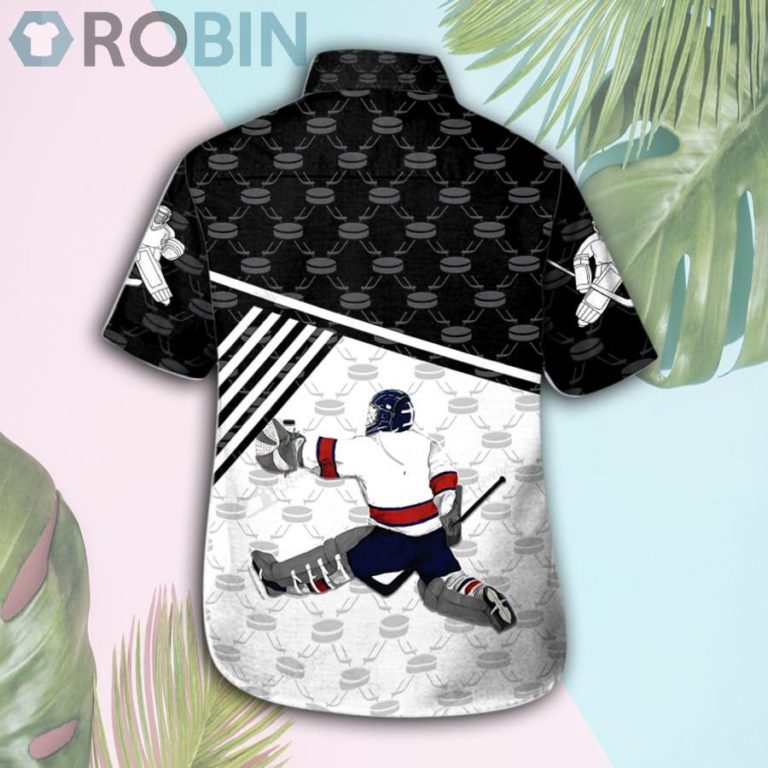 Hockey Goalie Hawaiian Shirt & Shorts
