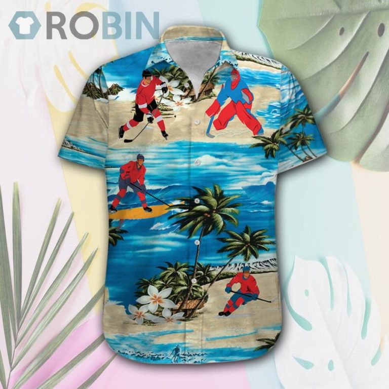 Hockey On The Beach Hawaii Shirt & Shorts