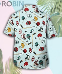 Hockey Pattern Hawaii Shirt & Shorts