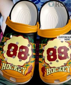 Hockey Personalized Just A Lover Crocs Crocband Clog