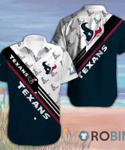 Houston Texans Casual Button Down Hawaiian Shirts