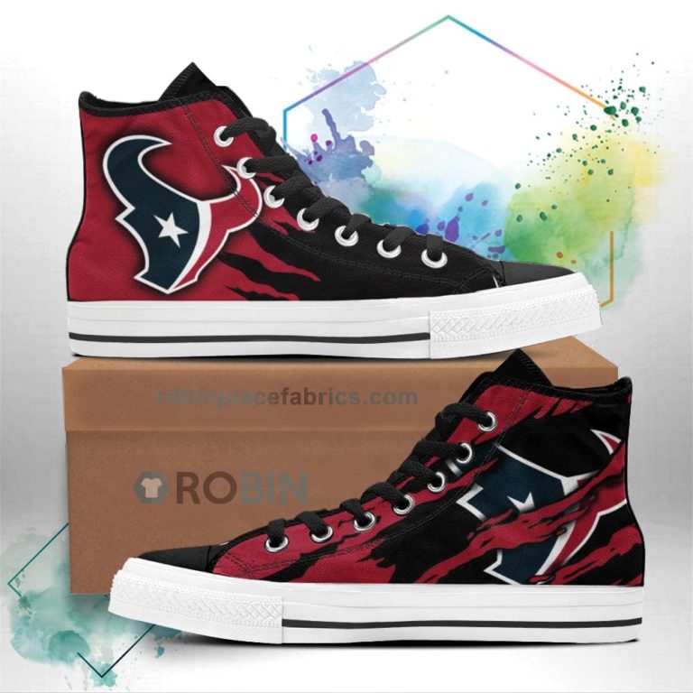 Houston Texans Shoes Custom High Top Sneakers
