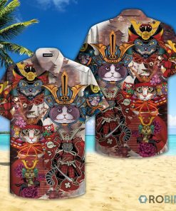 I Am A Samurai Cat Hawaiian Shirt I Am A Samurai Cat Hawaiian Shirt