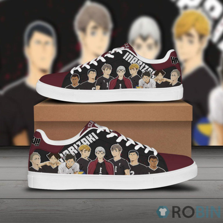 Inarizaki High Skate Sneakers Custom Haikyuu Anime Shoes