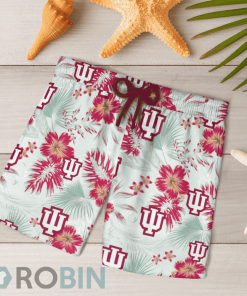 Indiana Hoosiers Hawaiian Shirts Beach Short