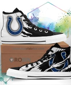 Indianapolis Colts Shoes Custom High Top Sneakers