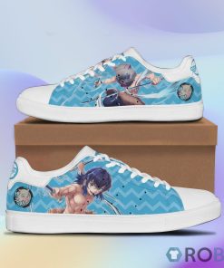 Inosuke Skateboarding Shoes – Custom Demon Slayer Anime Sneakers