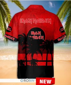 Iron Maiden Palm Tree Hawaiian Shirt Iron Maiden Palm Tree Hawaiian Shirt