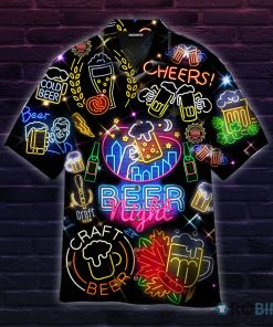 It’s Beer Night Neon Hawaiian Shirt It’s Beer Night Neon Hawaiian Shirt