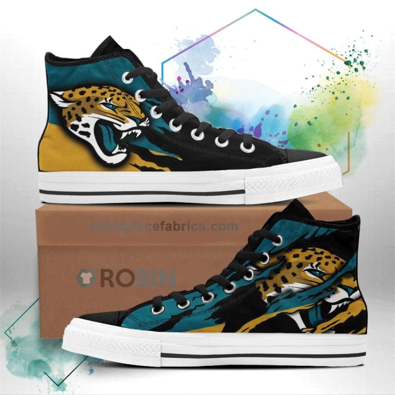 Jacksonville Jaguars Shoes Custom High Top Sneakers