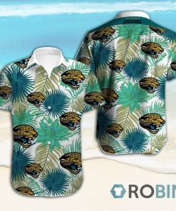 Jacksonville Jaguars Short Sleeve Button Down Hawaiian Shirt