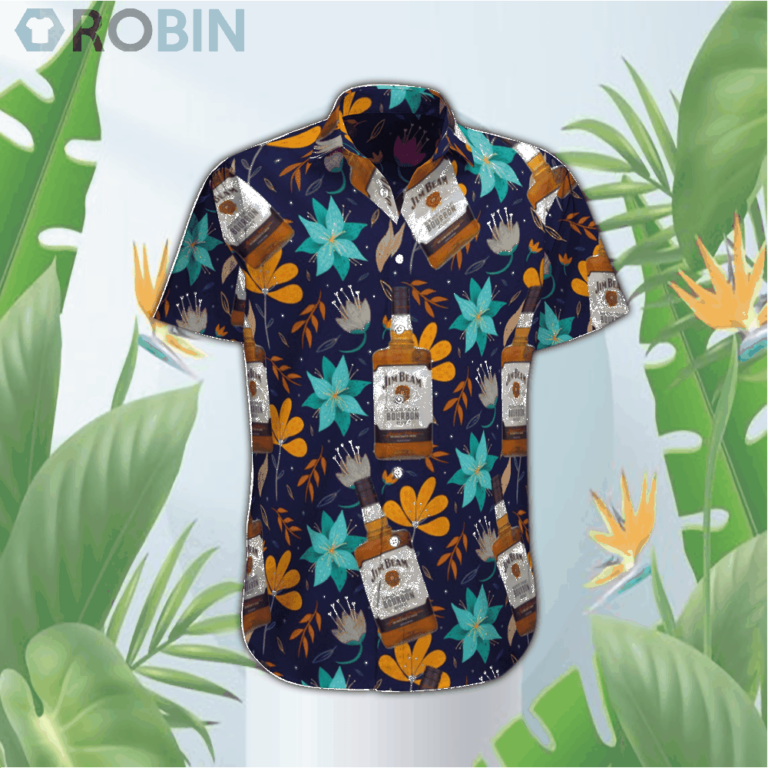 Jim Beam Bourbon Hawaiian Shirts Beach Short