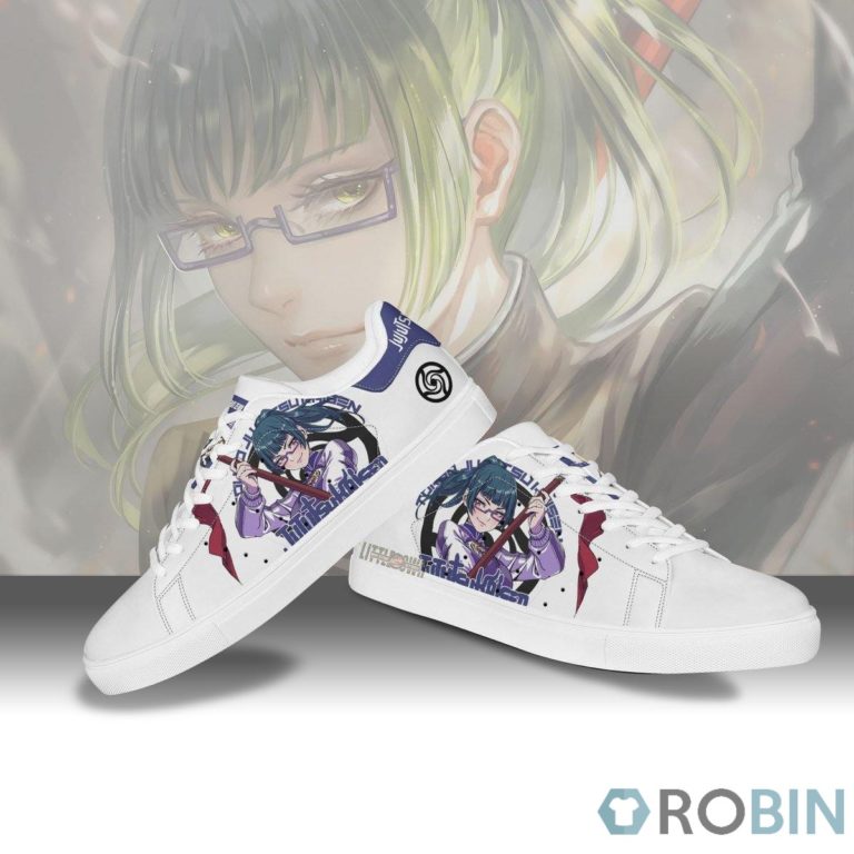 Jujutsu Kaisen Maki Zenin Skateboarding Shoes – Stan Smith Sneakers