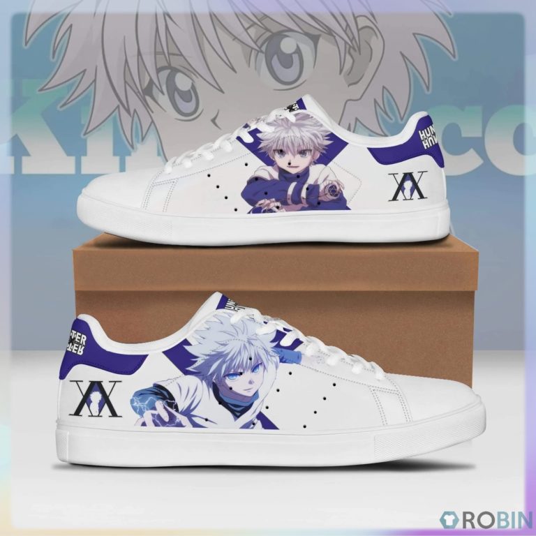 Killua Zoldyck Skateboarding ShoesHunter x Hunter Custom Skate Sneakers