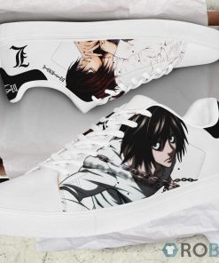 L Lawliet Skate Sneakers Custom Death Note Anime Shoes L Lawliet Skate Sneakers Custom Death Note Anime Shoes