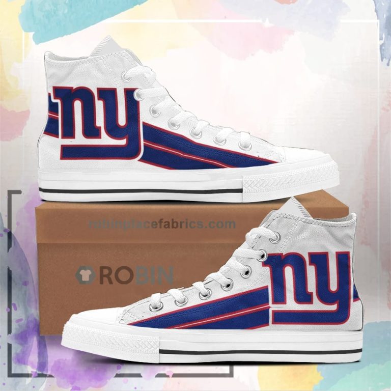 New York Giants Shoes Custom High Top Sneakers