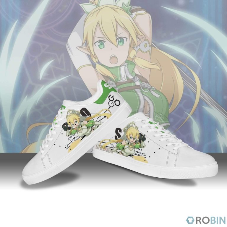 Leafa Sneakers Custom Sword Art Online Anime Unisex Casual Sneakers