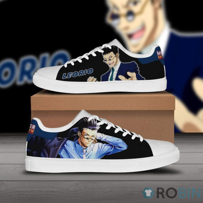 Leorio Paradinight Skate Sneakers Hunter x Hunter Custom Anime Shoes
