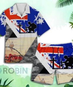 Lest We Forget Hawaiian Shirt and Shorts