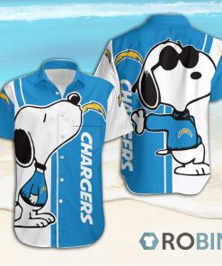 Los Angeles Chargers Beach Tropical Hawaiian Shirt