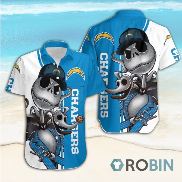 Los Angeles Chargers Hawaiian Aloha Shirt