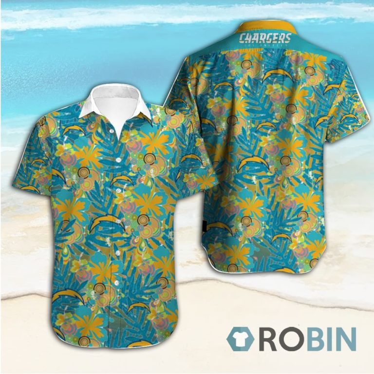 Los Angeles Chargers Hawaiian Shirt Short Sleeves