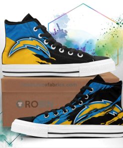 Los Angeles Chargers High Top Shoes