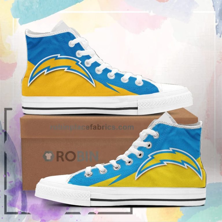 Los Angeles Chargers Shoes Custom High Top Sneakers