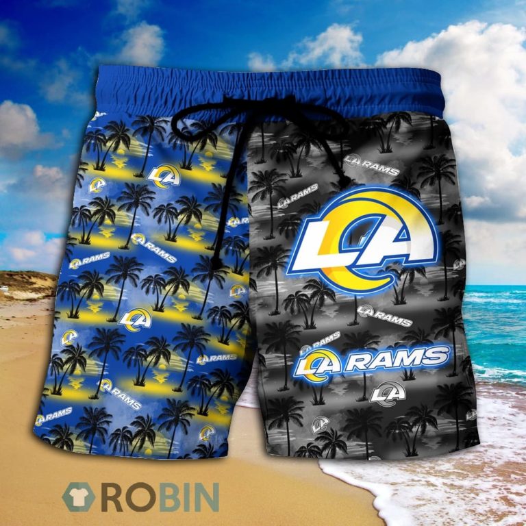 Los Angeles Rams Nfl Hawaiian Shirts And Shorts