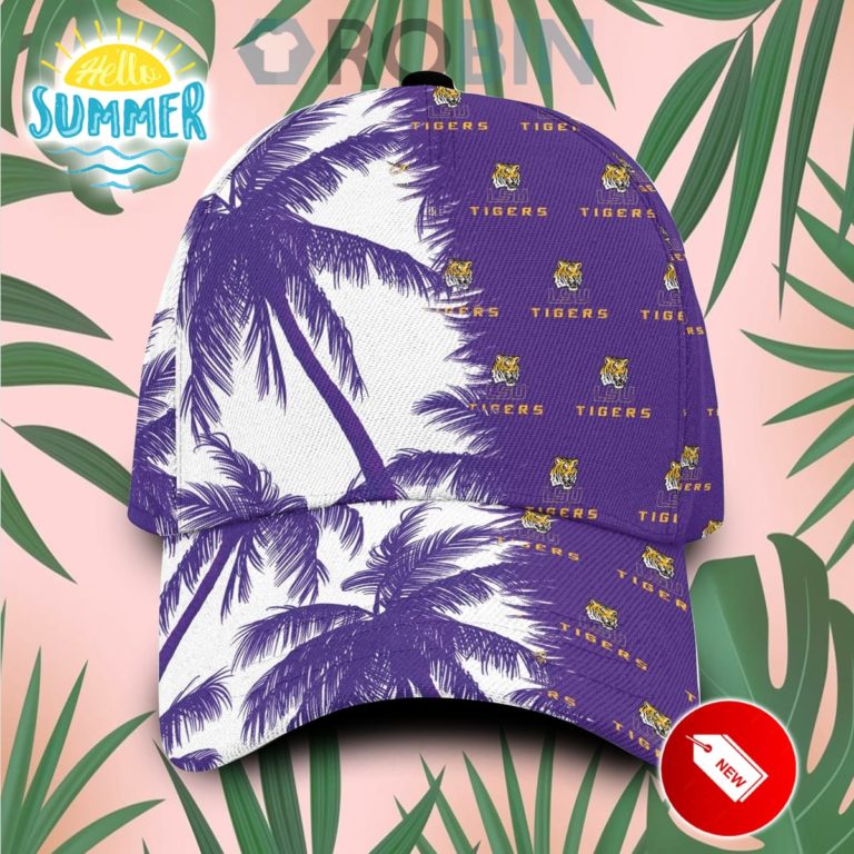 LSU Tigers Palm Trees Classic Baseball Cap Hat