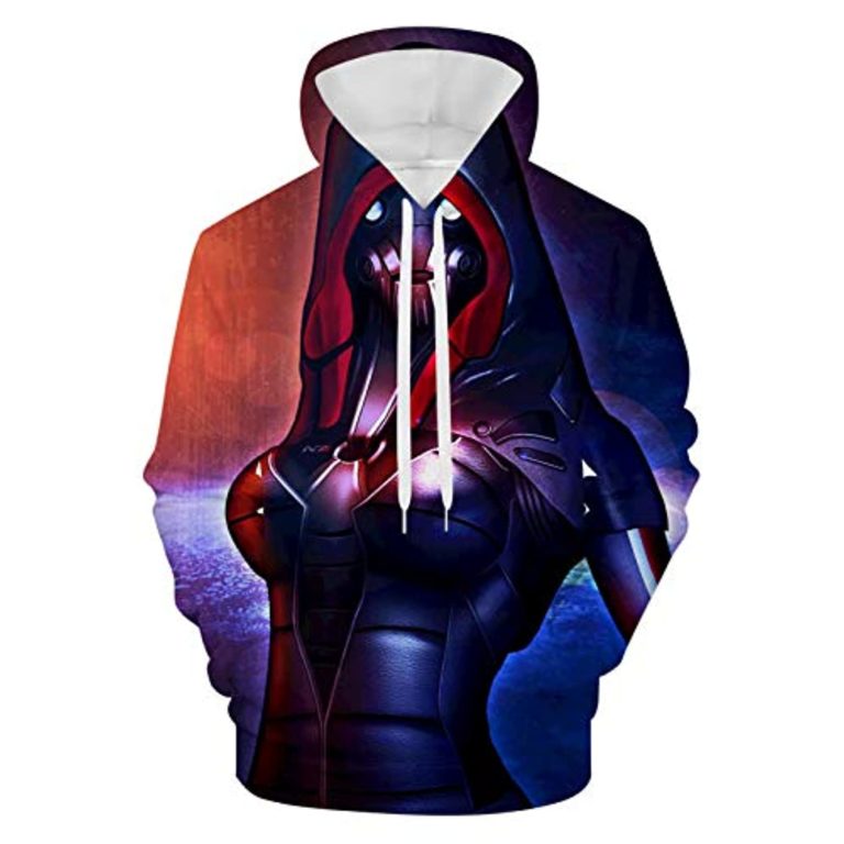 Mass Effect Hoodie Shirt – 3D Print Hooded