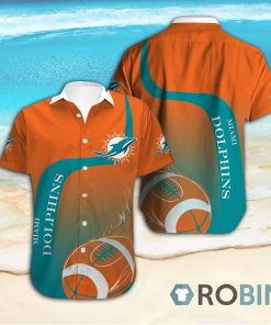 Miami Dolphins Hawaiian Shirt Short Sleeves