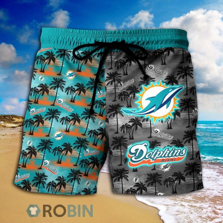 Miami Dolphins Nfl Hawaiian Shirts And Shorts