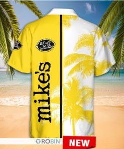 Mikes Hard Lemonade Palm Tree Hawaiian Shirt, Casual Button Shirt