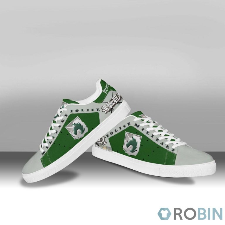 Military Police Regiment Skate Sneakers Attack On Titan Custom Anime Shoes