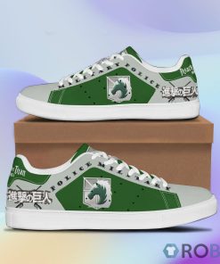 Military Police Regiment Skate Sneakers Attack On Titan Custom Anime Shoes
