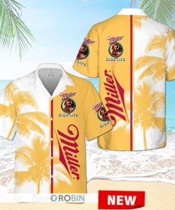 miller high life hawaiian shirt
