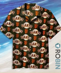 Mlb San Francisco Giants Casual Button Down Hawaiian Shirts