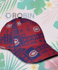 Montreal Canadiens Hawaiian Classic Baseball Cap Hat Montreal Canadiens Hawaiian Classic Baseball Cap Hat
