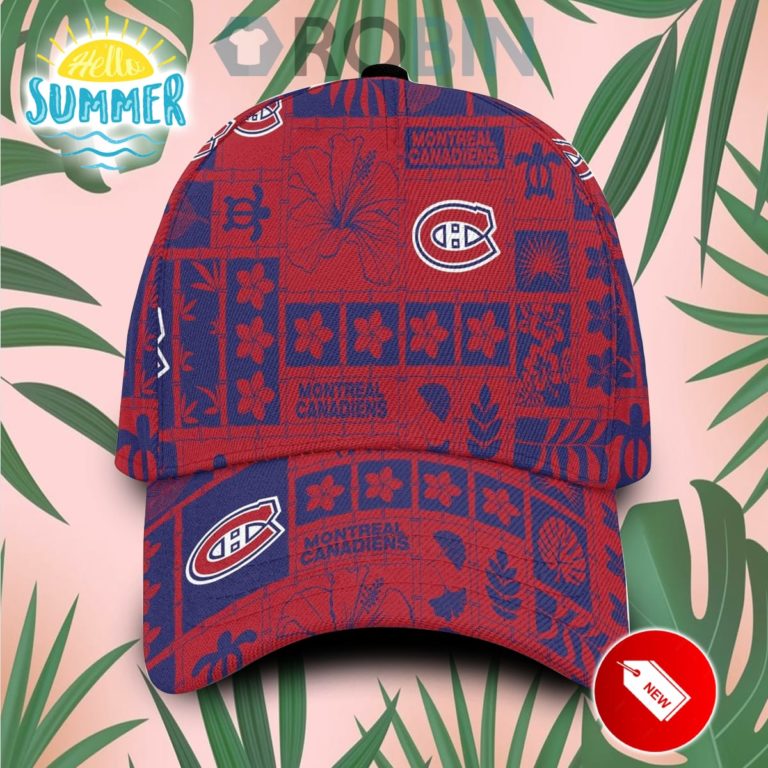 Montreal Canadiens Hawaiian Classic Baseball Cap Hat