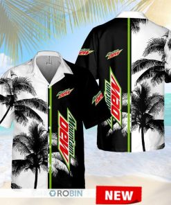 Mountain Dew Palm Tree Hawaiian Shirt