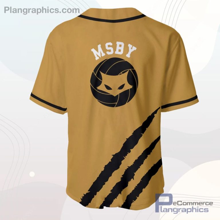 MSBY Baseball Jersey Shirt Haikyuu Anime Costume Merch Clothes ...