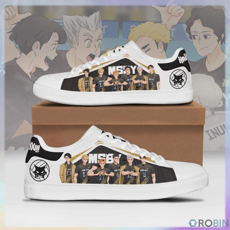 MSBY Black Jackal Unisex Casual Sneakers Custom Haikyuu Anime Sneakers