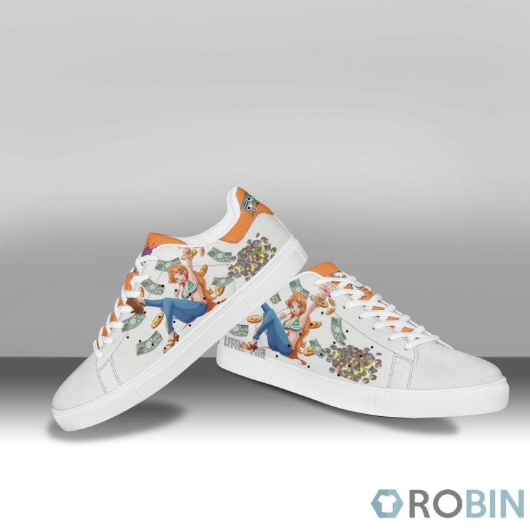 Nami Skate Sneakers One Piece Custom Anime Shoes