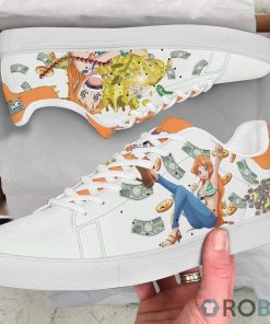 Nami Skate Sneakers One Piece Custom Anime Shoes