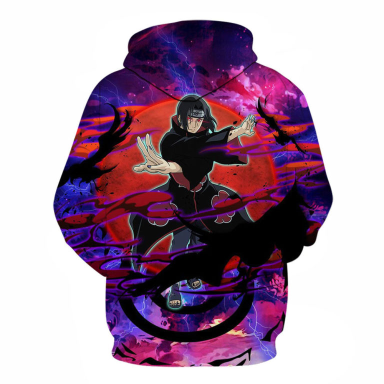Naruto 3D Printed Akatsuki Hoodie Shirt