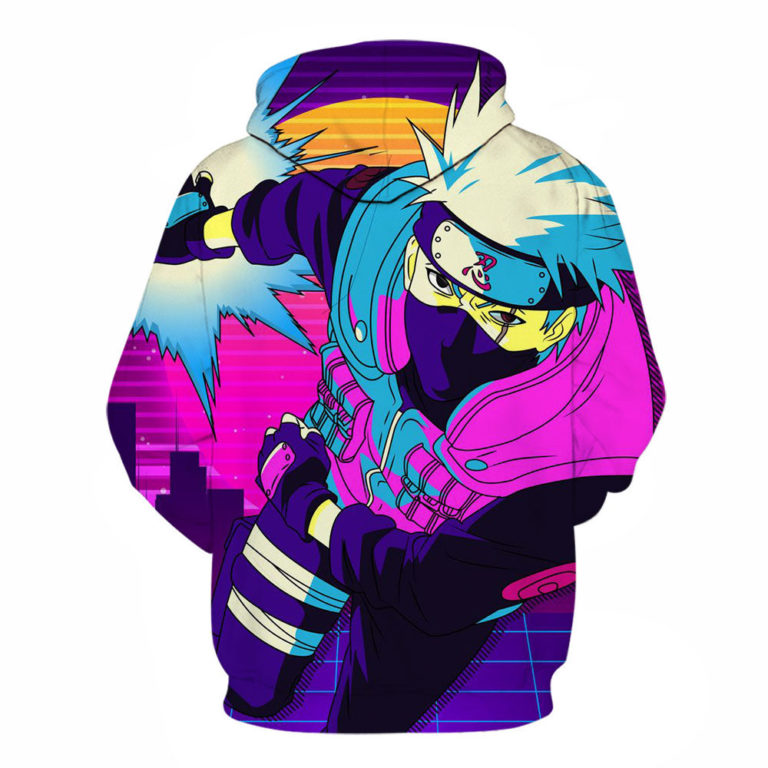 Naruto 3D Printed Hatake Kakashi Hoodie Shirt
