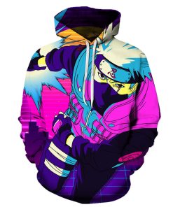 Naruto 3D Printed Hatake Kakashi Hoodie Shirt